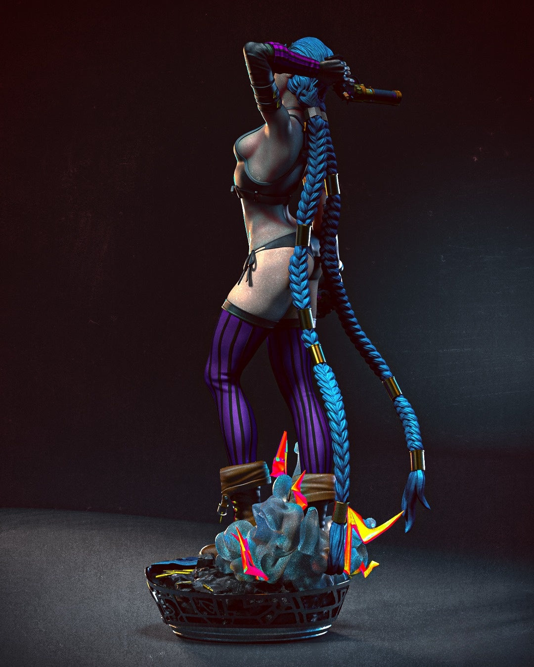 3928 Jinx NSFW - League Of Legends - STL 3D Print Files