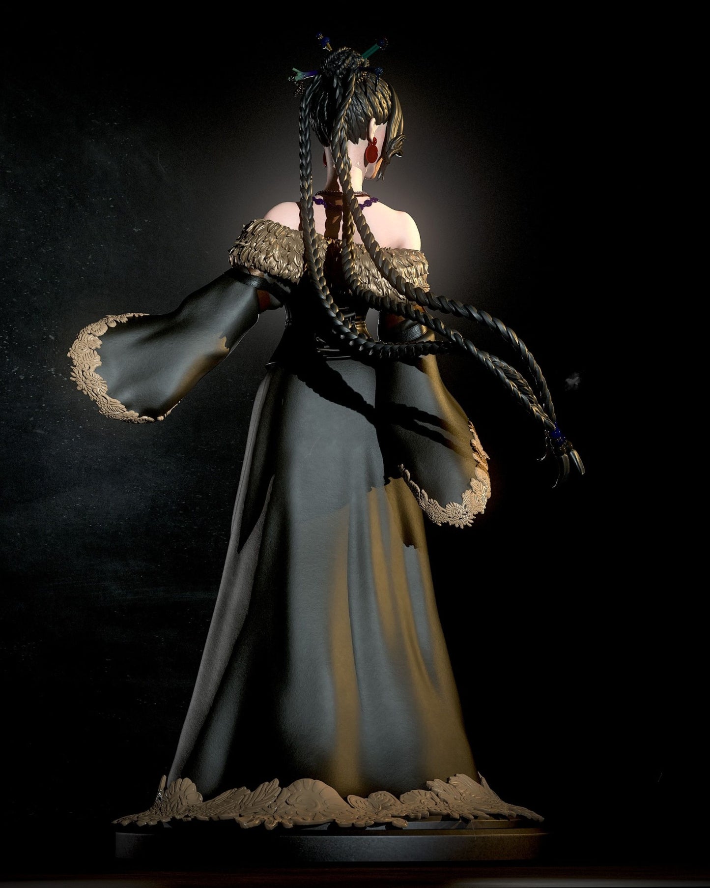 3958 Lulu - Final Fantasy X - STL 3D Print Files