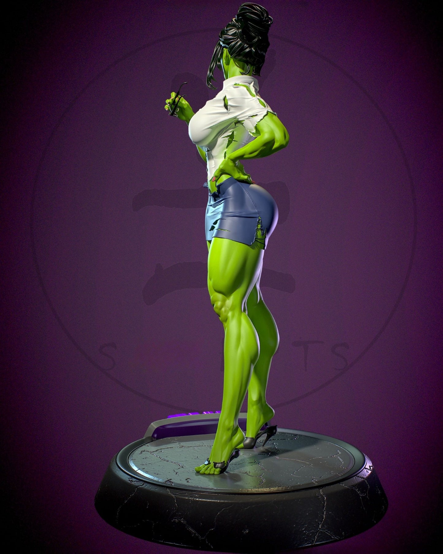 3973 She Hulk NSFW - Marvel Comics - STL 3D Print Files