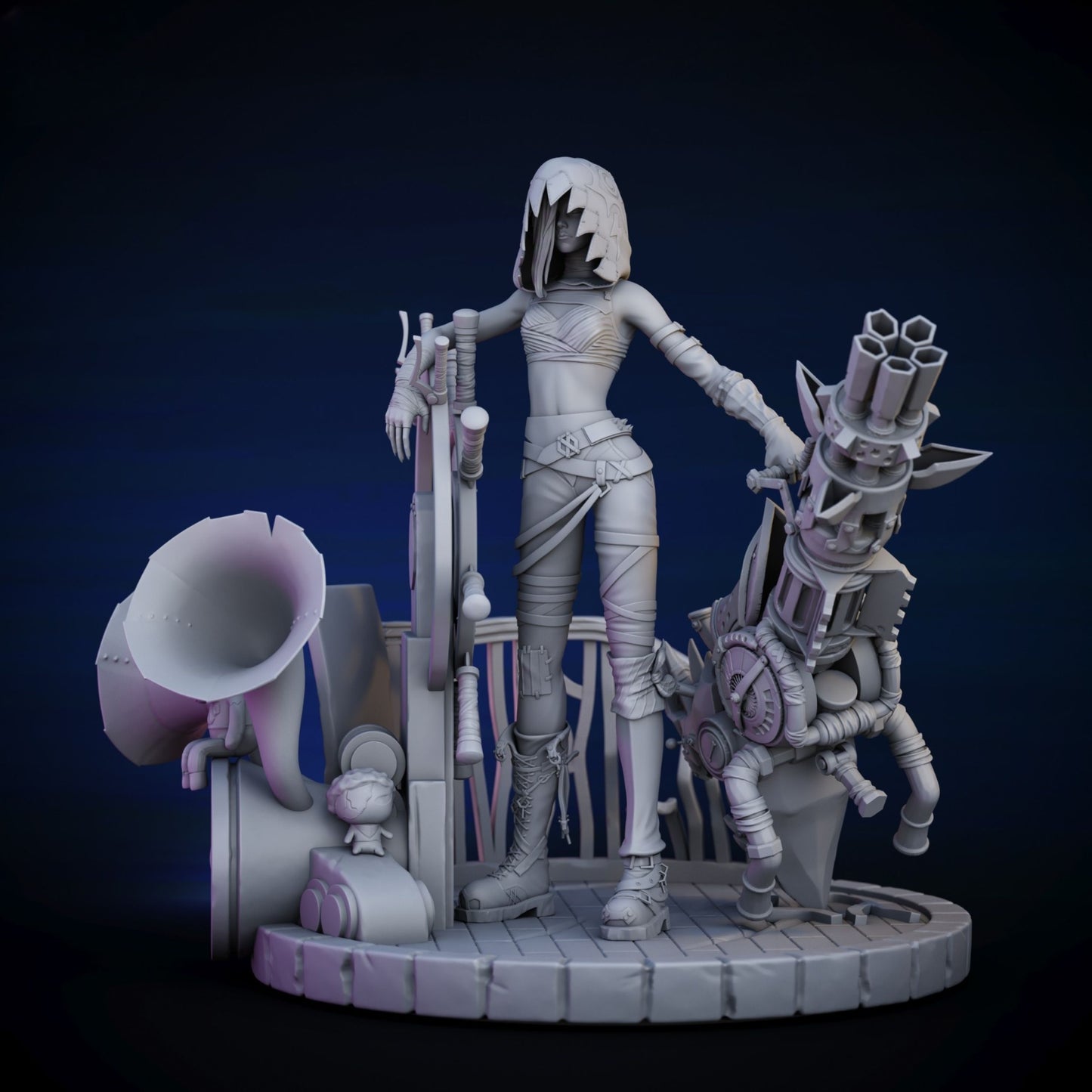 4056 Jinx - League of Legends - STL 3D Print Files
