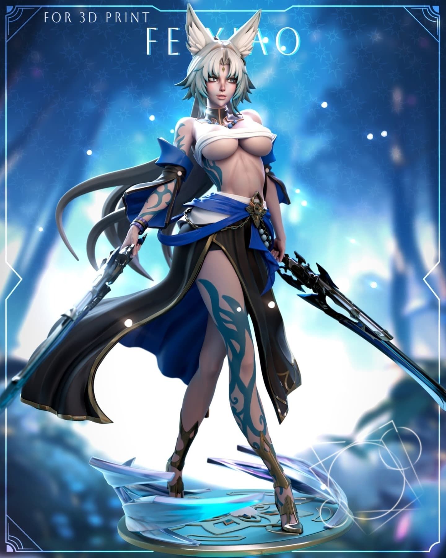 4130 Feixiao NSFW - Honkai: Star Rail - STL 3d Print Files