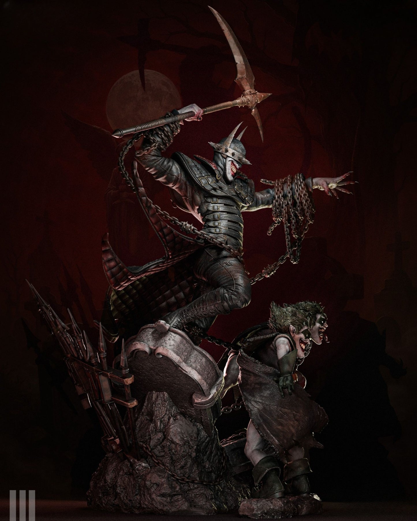 4139 Batman Who Laughs - Bruce Wayne - STL 3D Print Files