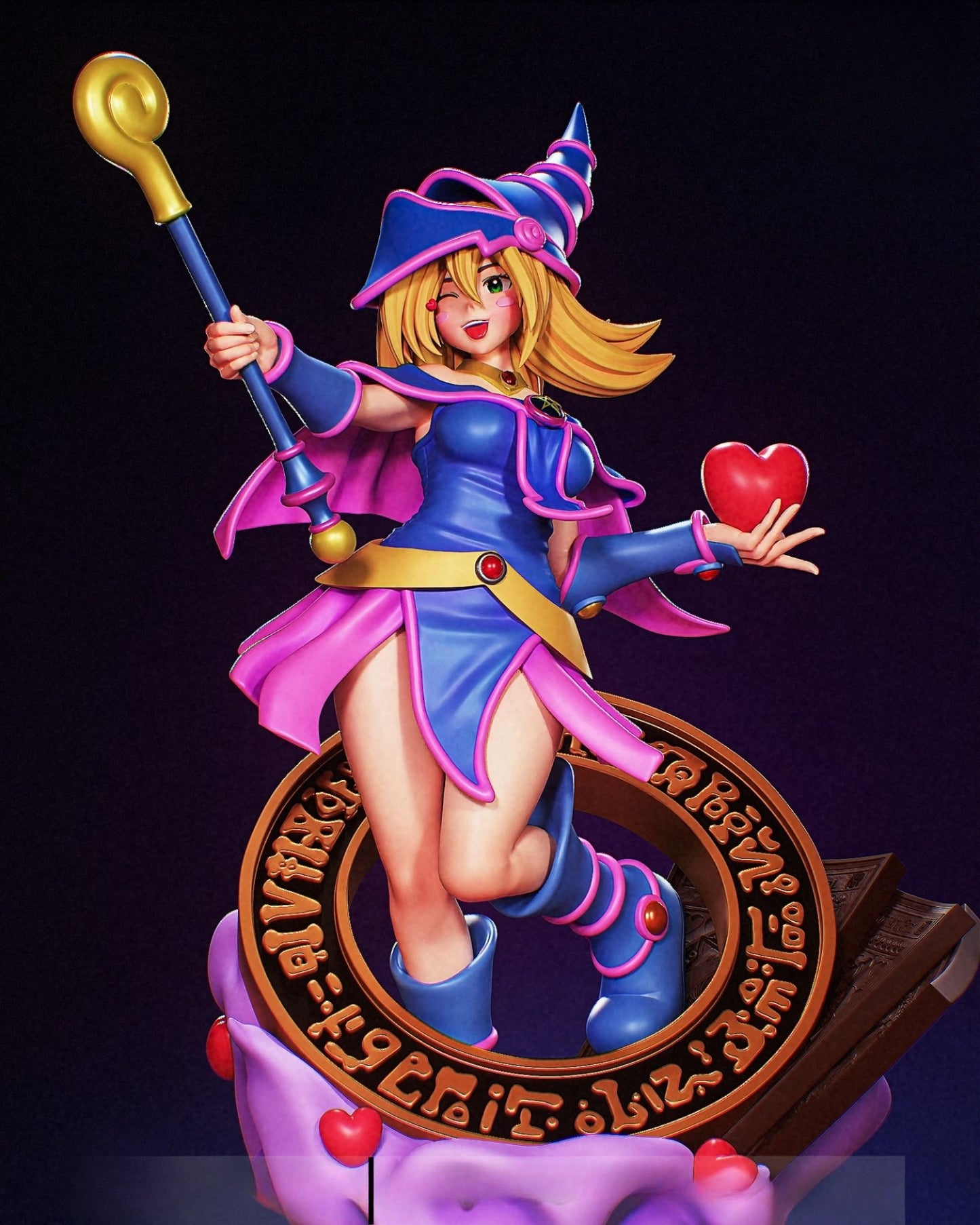 4179 Dark Magician Girl NSFW - Yu-Gi-Oh! - STL 3D Print Files