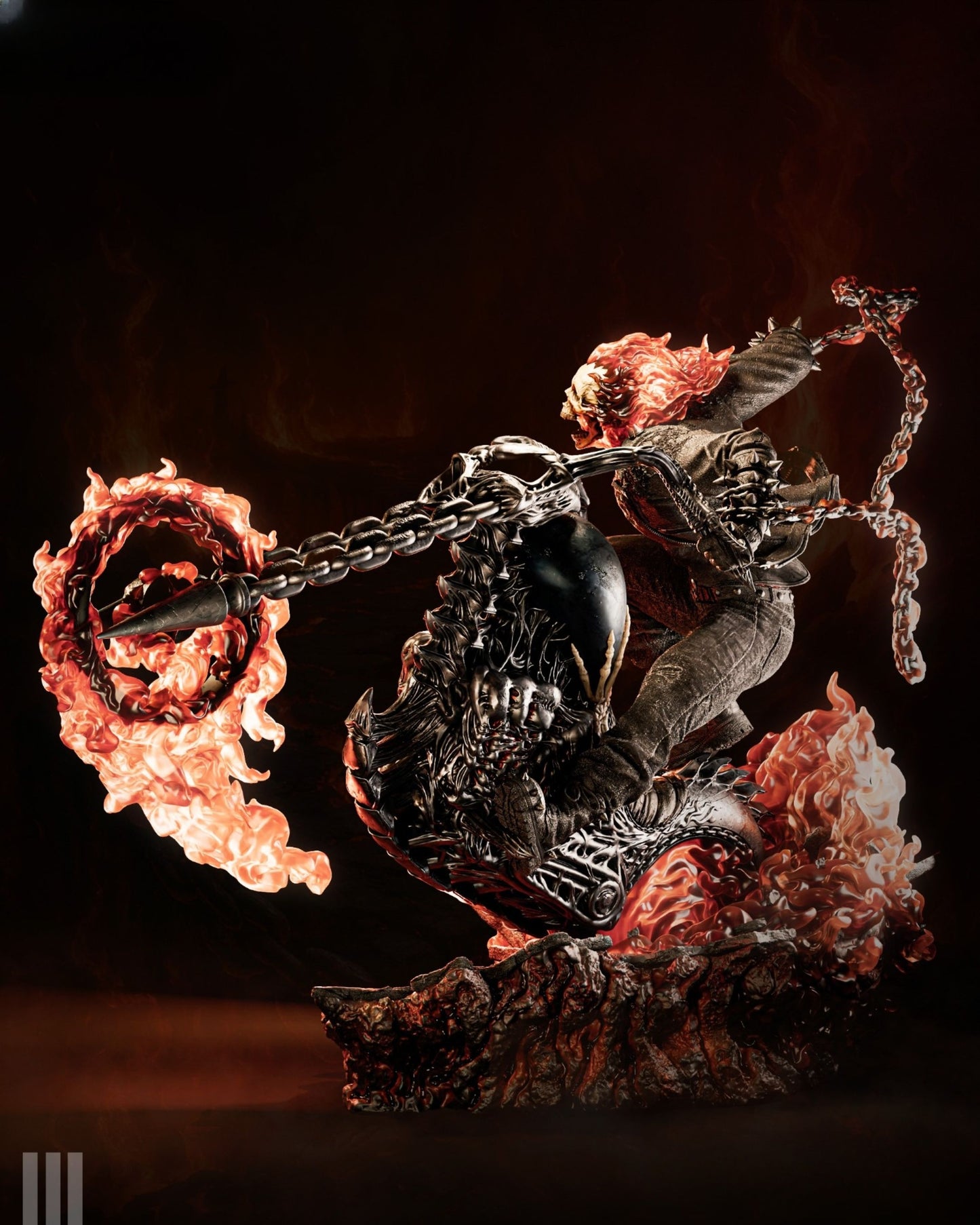 4282 Ghost Rider - Marvel Comics - STL 3D Print Files