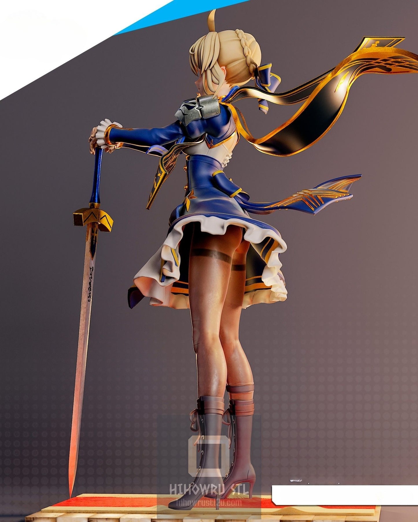 4329 Saber - Fate/stay night - STL 3D Print Files