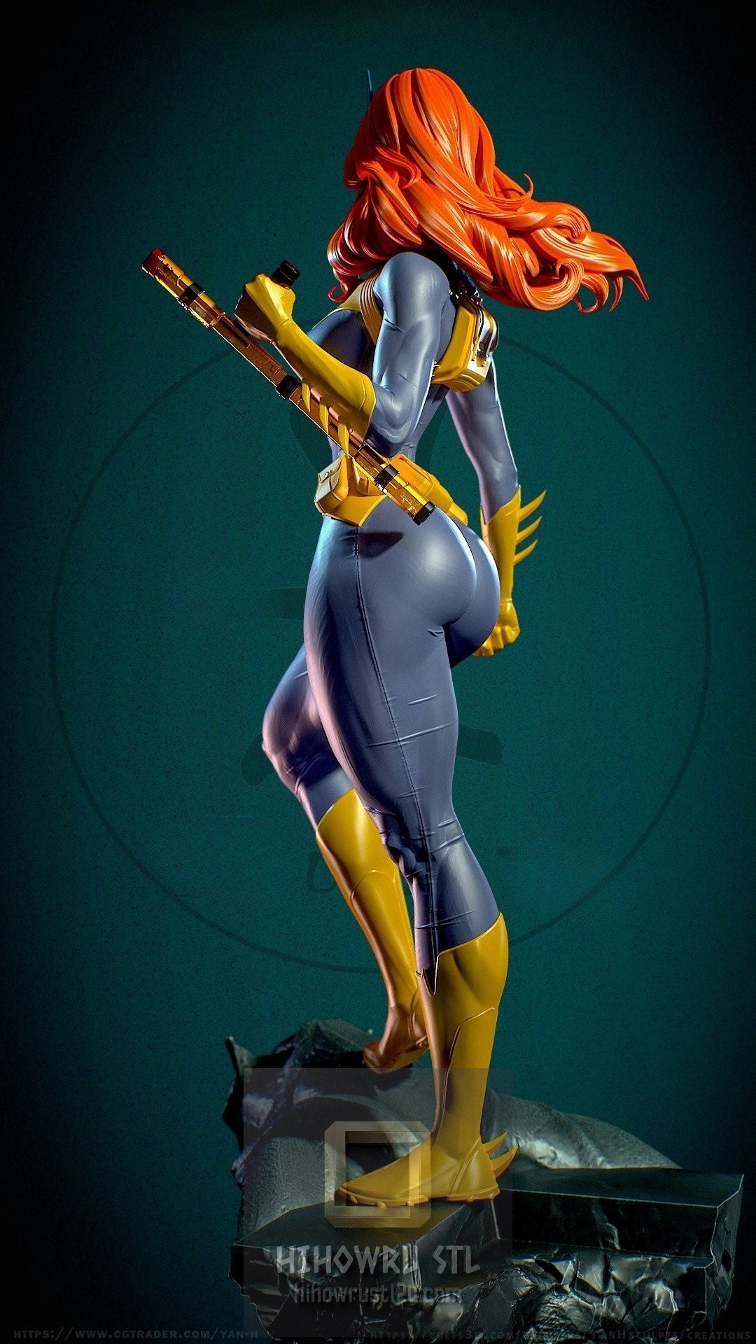 4989 Batgirl NSFW - DC Comics - STL 3D Print Files