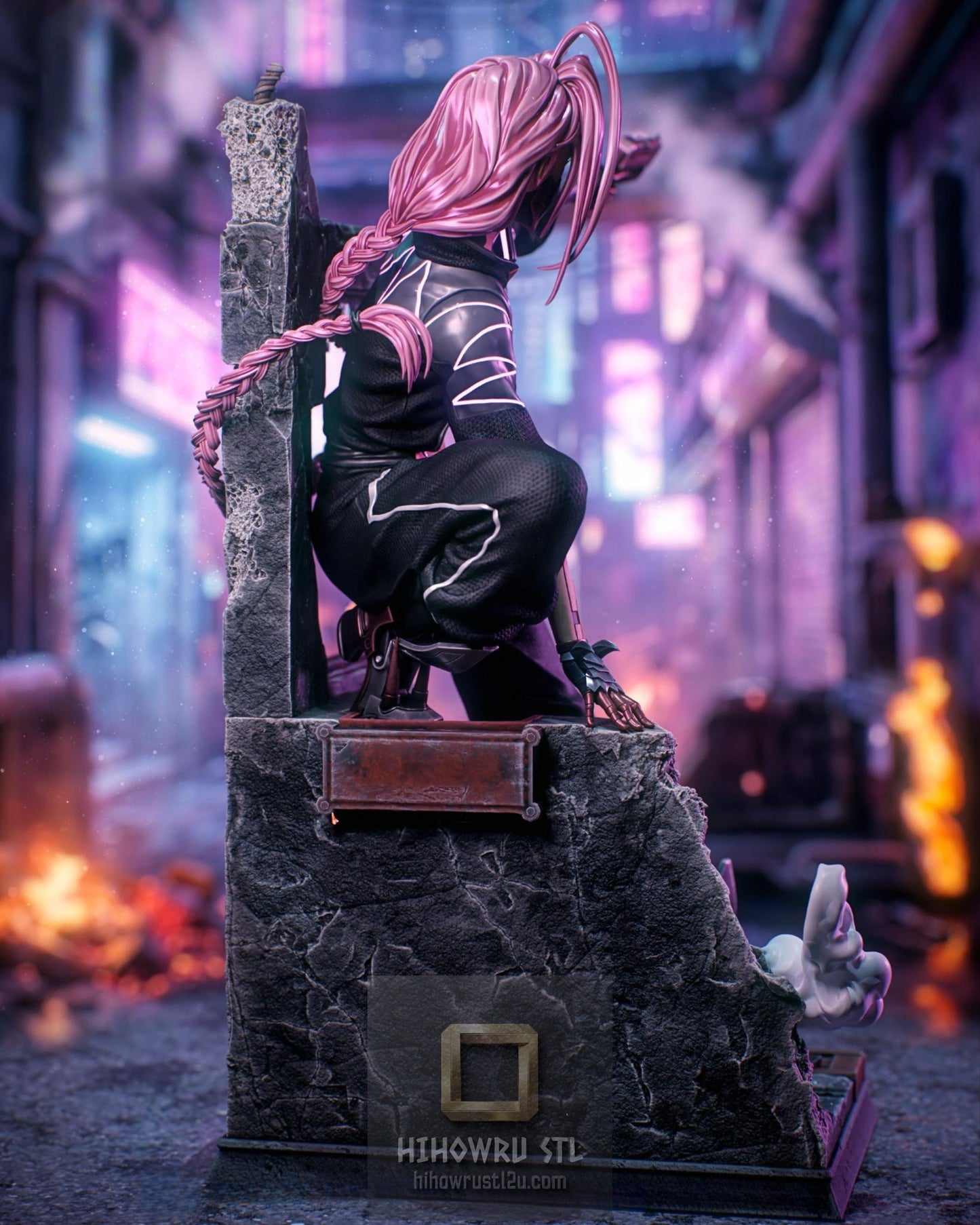 5501 Talia Yang - Cyberpunk - STL 3D Print Files