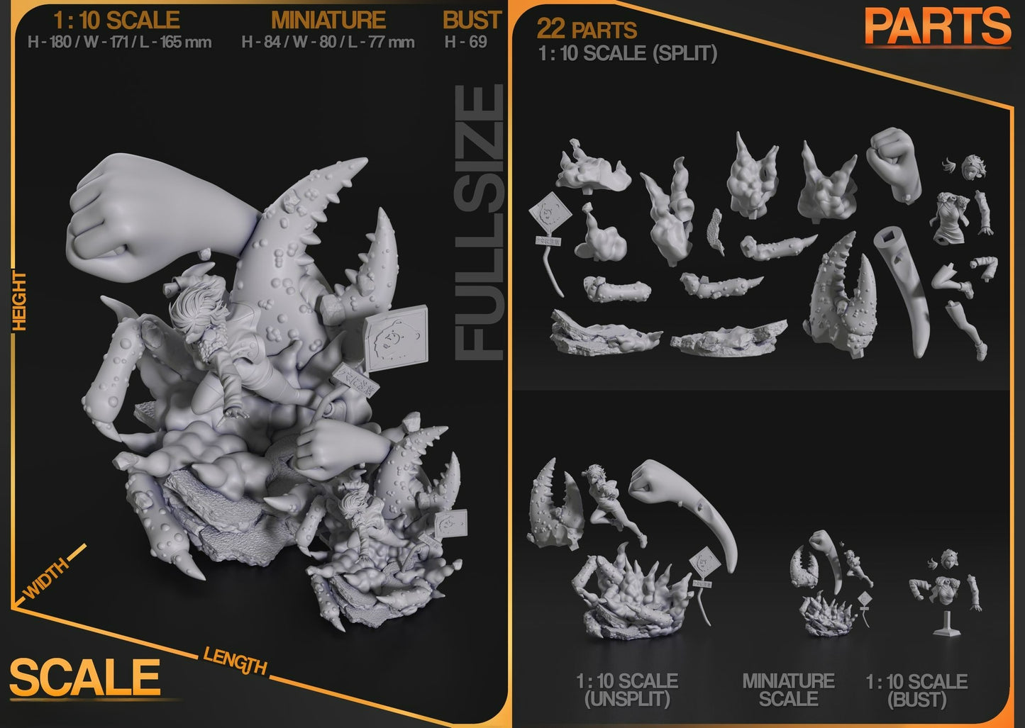 3332 Momo Ayase - Dandadan - STL 3D Print Files