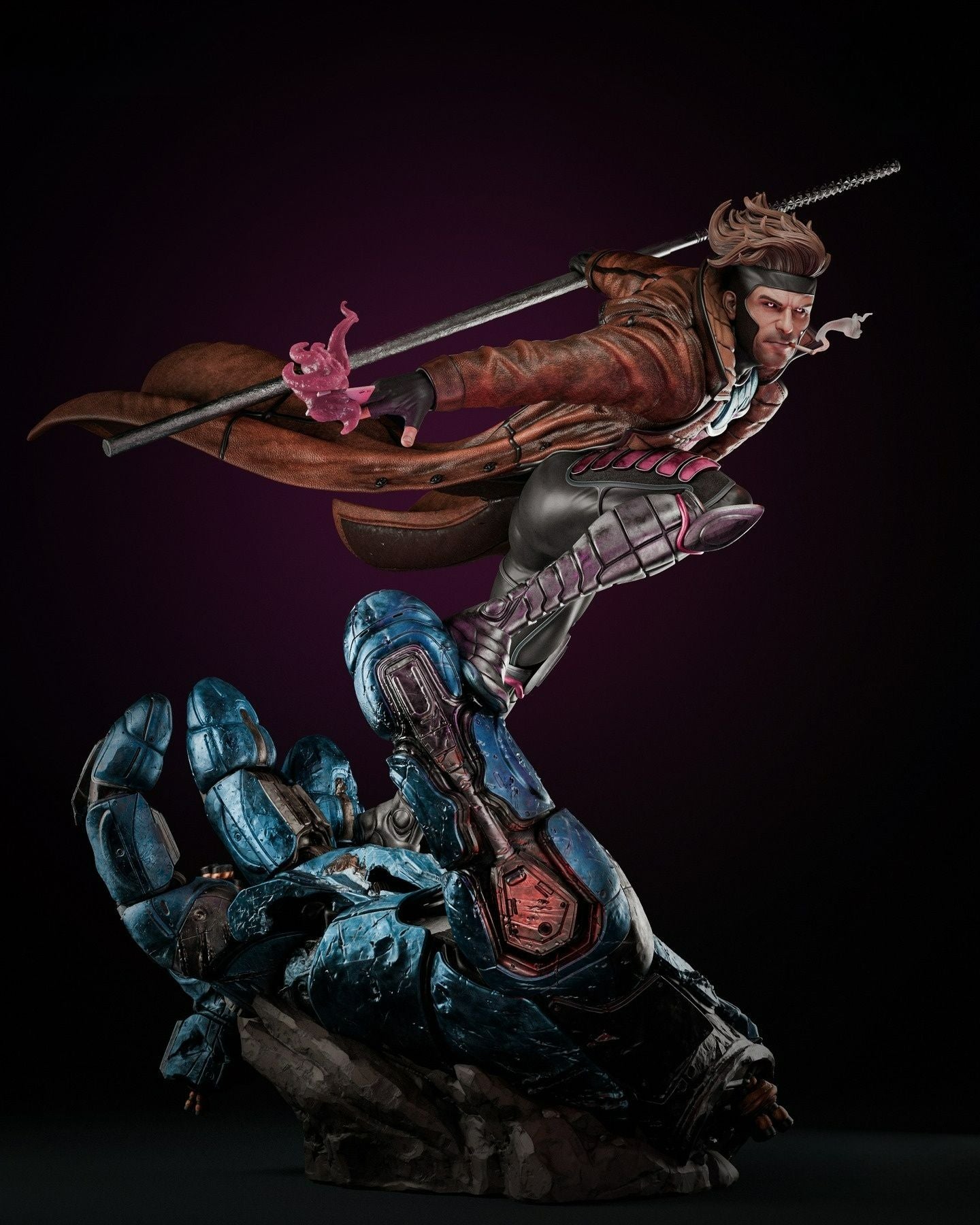 3744 Gambit - X-MEN - STL 3D Print Files