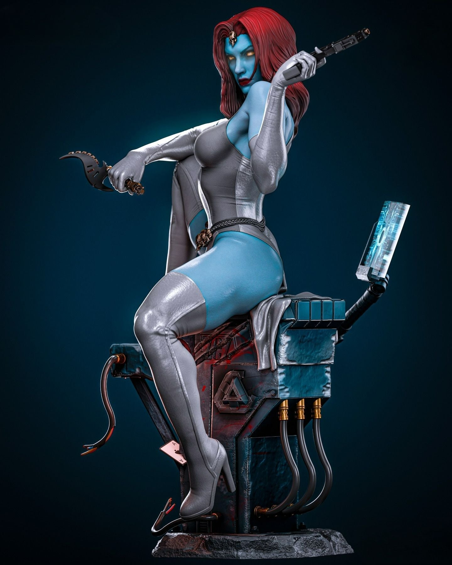 3743 Mystique - X-Men - STL 3D Print Files