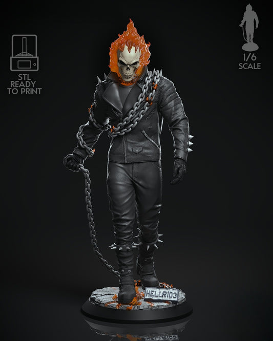 3869 Ghost Rider - Marvel Comics - STL 3D Print Files