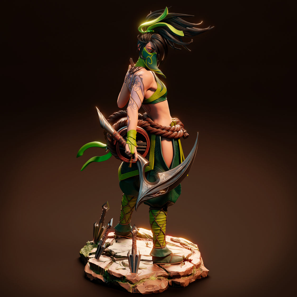3612 Akali - League of Legends - STL 3D Print Files