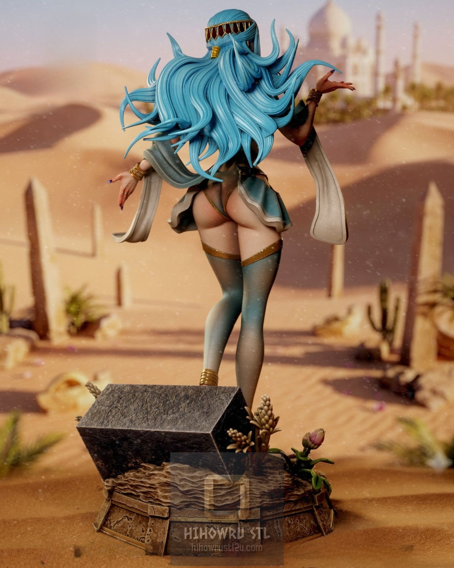 4998 Nefertari Vivi - One Piece - STL 3D Print Files