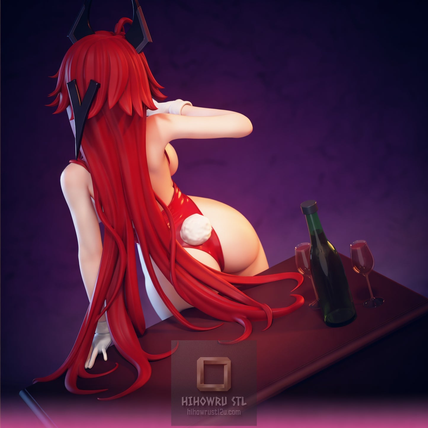 5000 Bunny Red Hood NSFW - Nikke Goddess of Victory - STL 3D Print Files