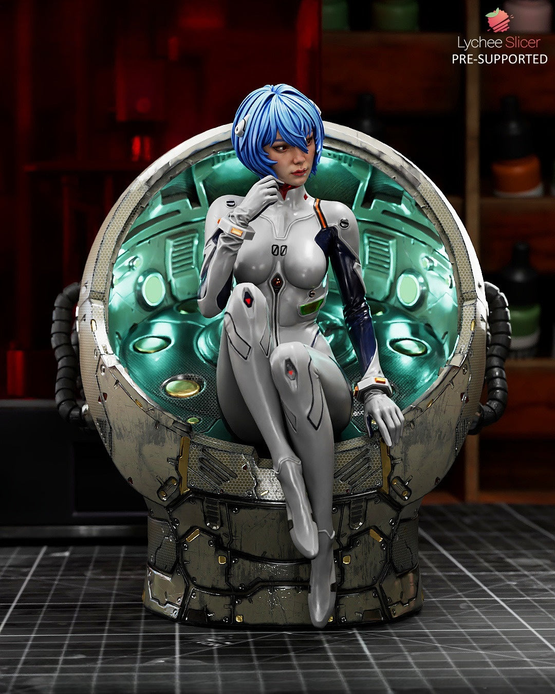 4010 Rei Ayanami - Evangelion - STL 3D Print Files