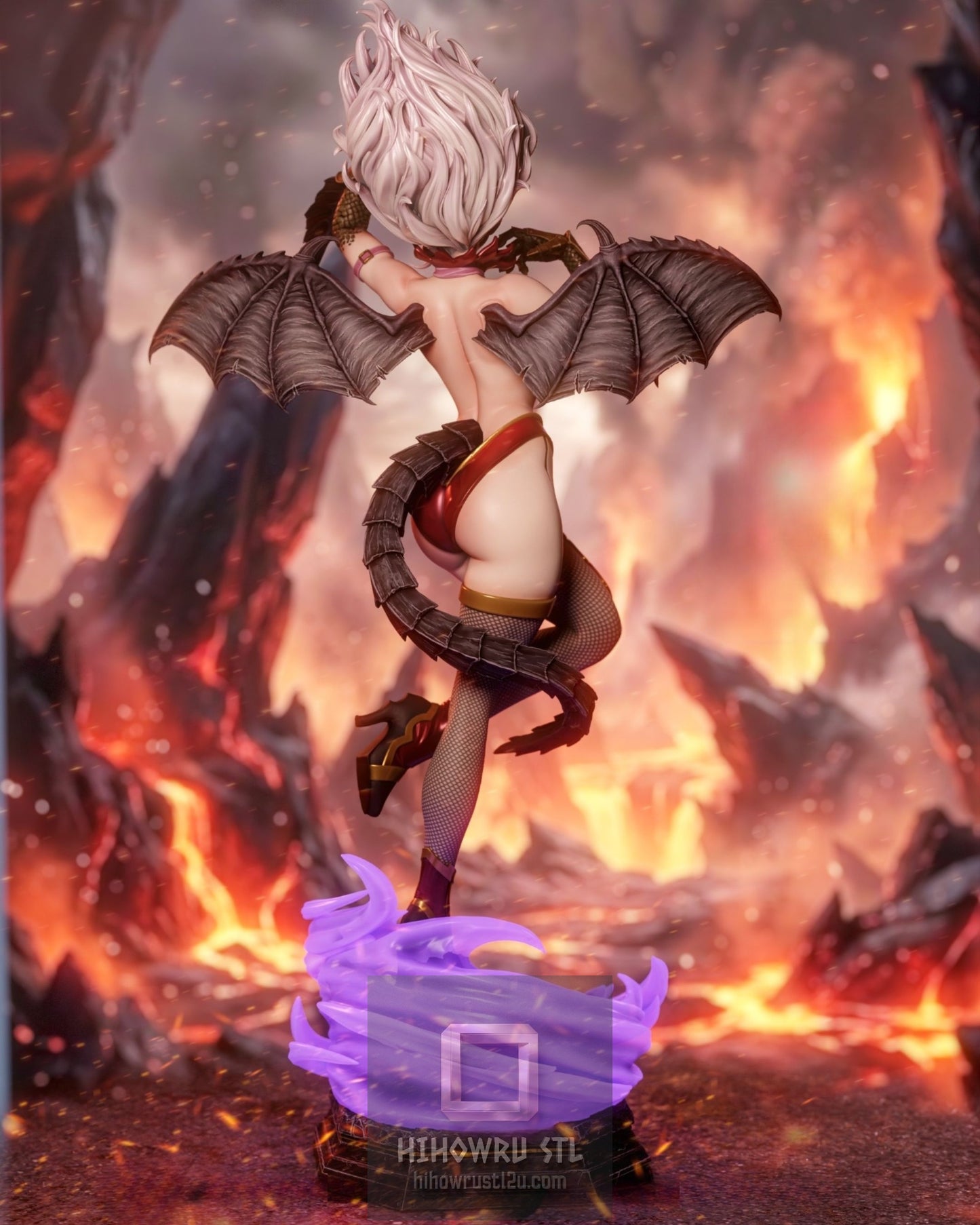 5158 Mirajane Satan Soul NSFW - Fairy Tail - STL 3D Print Files