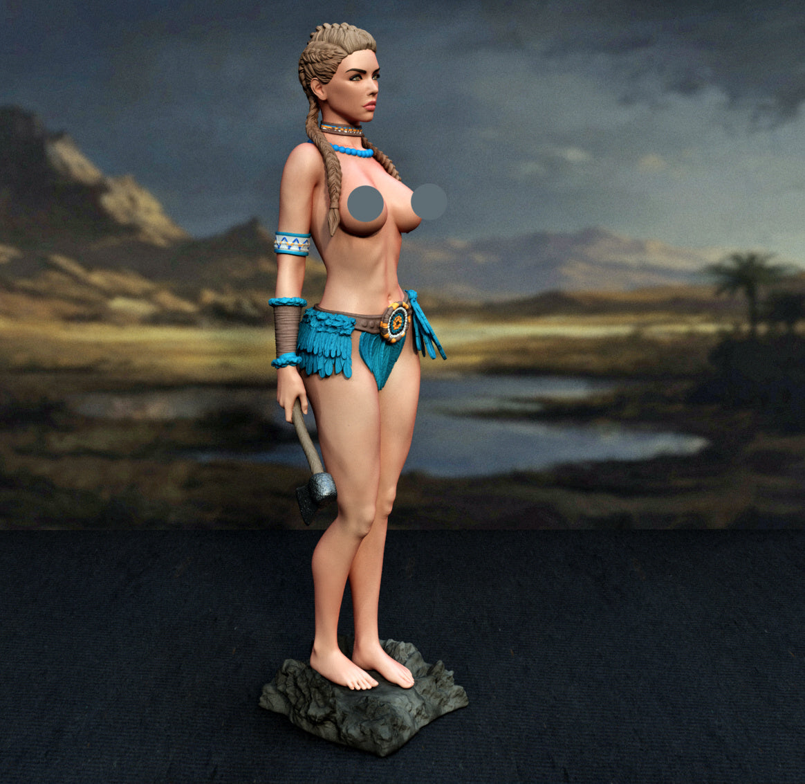 3982 Native American Women NSFW - STL 3D Print Files