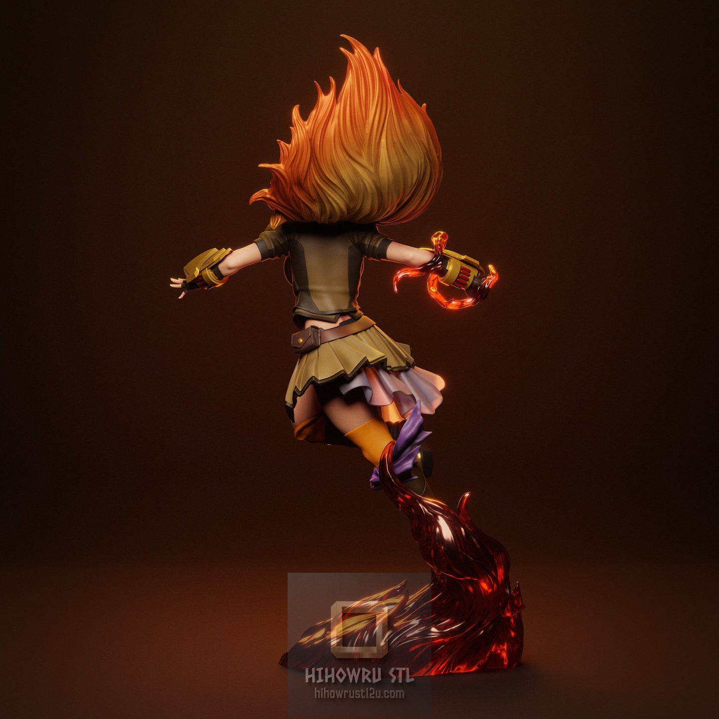 5367 Yang Xiao Long - RWBY - STL 3D Print Files