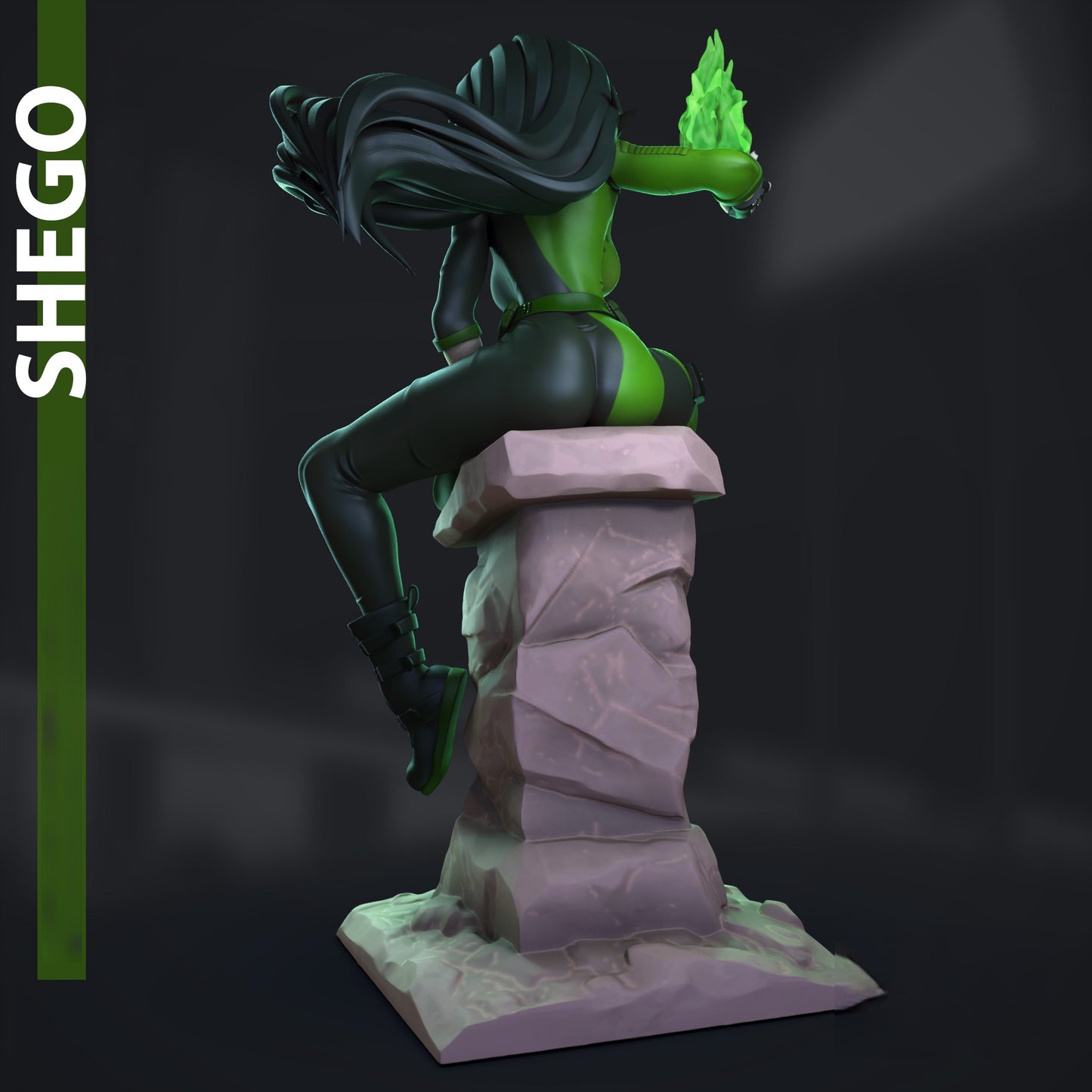 1235 Shego NSFW - Kim Possible - STL 3D Print Files