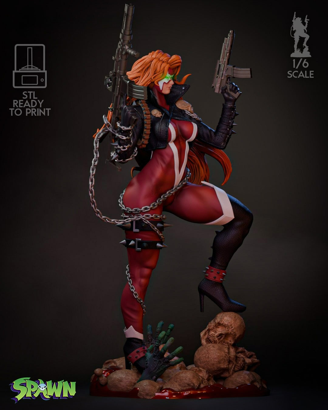 3792 She-Spawn - Jessica Priest - STL 3D Print Files