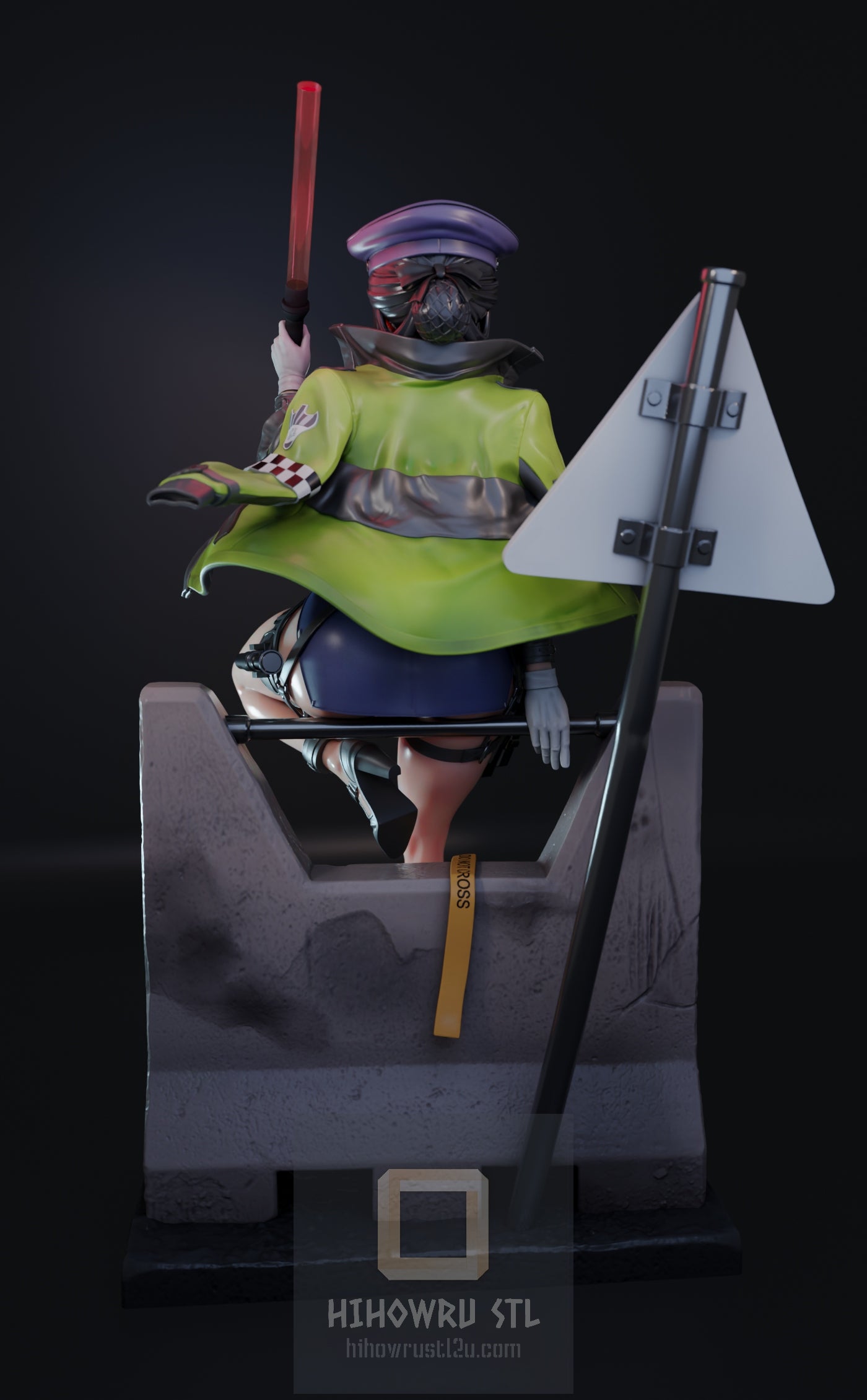 4657 D Killer Wife Secret Police NSFW - Nikke Goddess of Victory - STL 3D Print Files