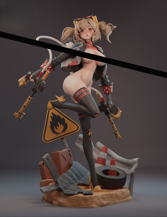 3289 Burnice White NSFW - Zenless Zone Zero - STL 3D Print Files