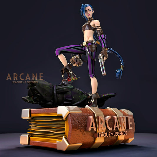 3428 Jinx - League of Legends - STL 3D Print Files