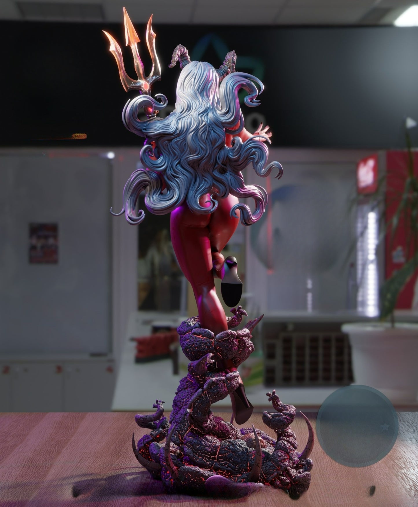 3673 Satana Hellstrom - Marvel Comics - STL 3D Print Files