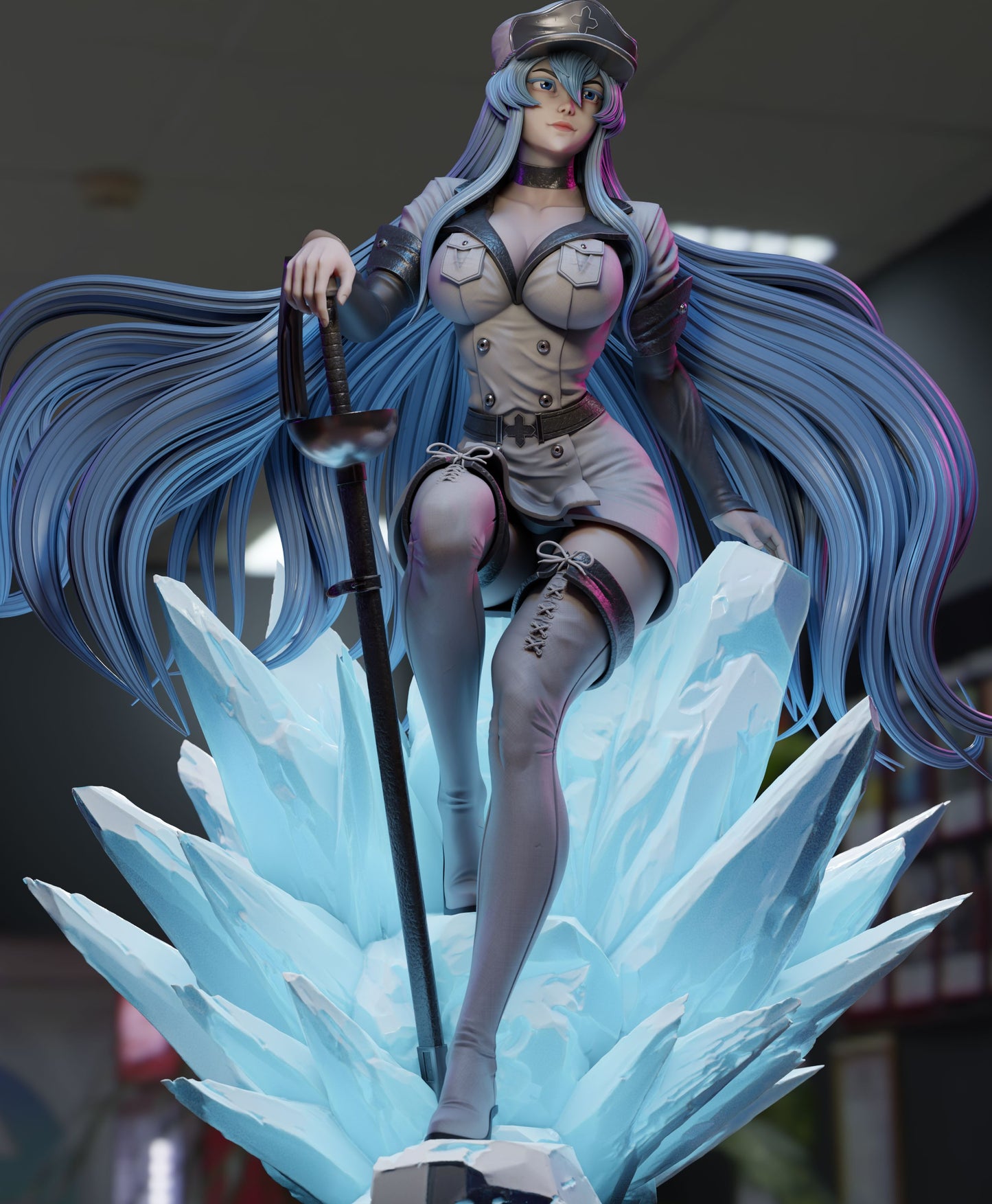 3865 Esdeath NSFW - Akame Ga Kill! - STL 3D Print Files