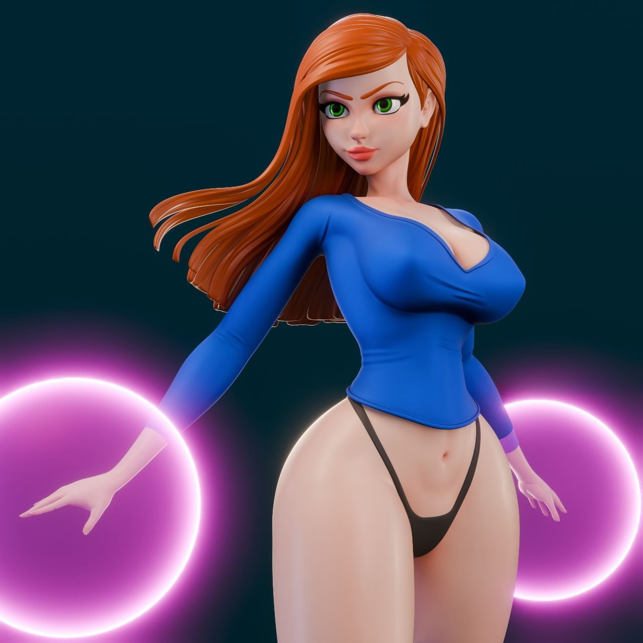 3881 Gwen Tennyson NSFW - Ben 10 - STL 3D Print Files
