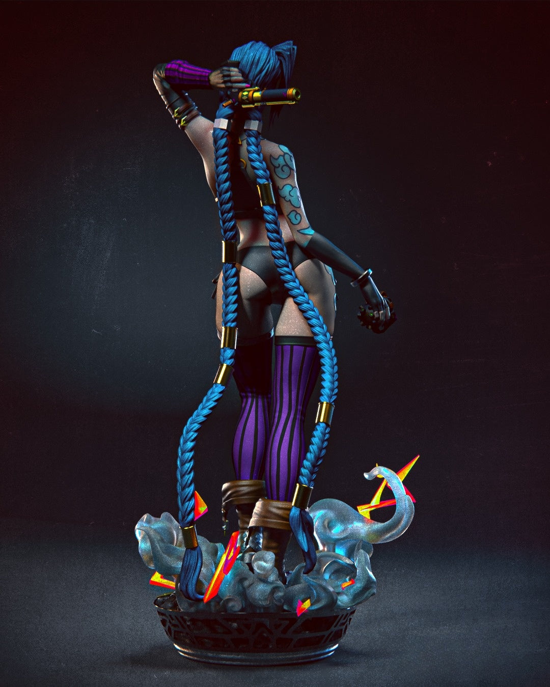 3928 Jinx NSFW - League Of Legends - STL 3D Print Files