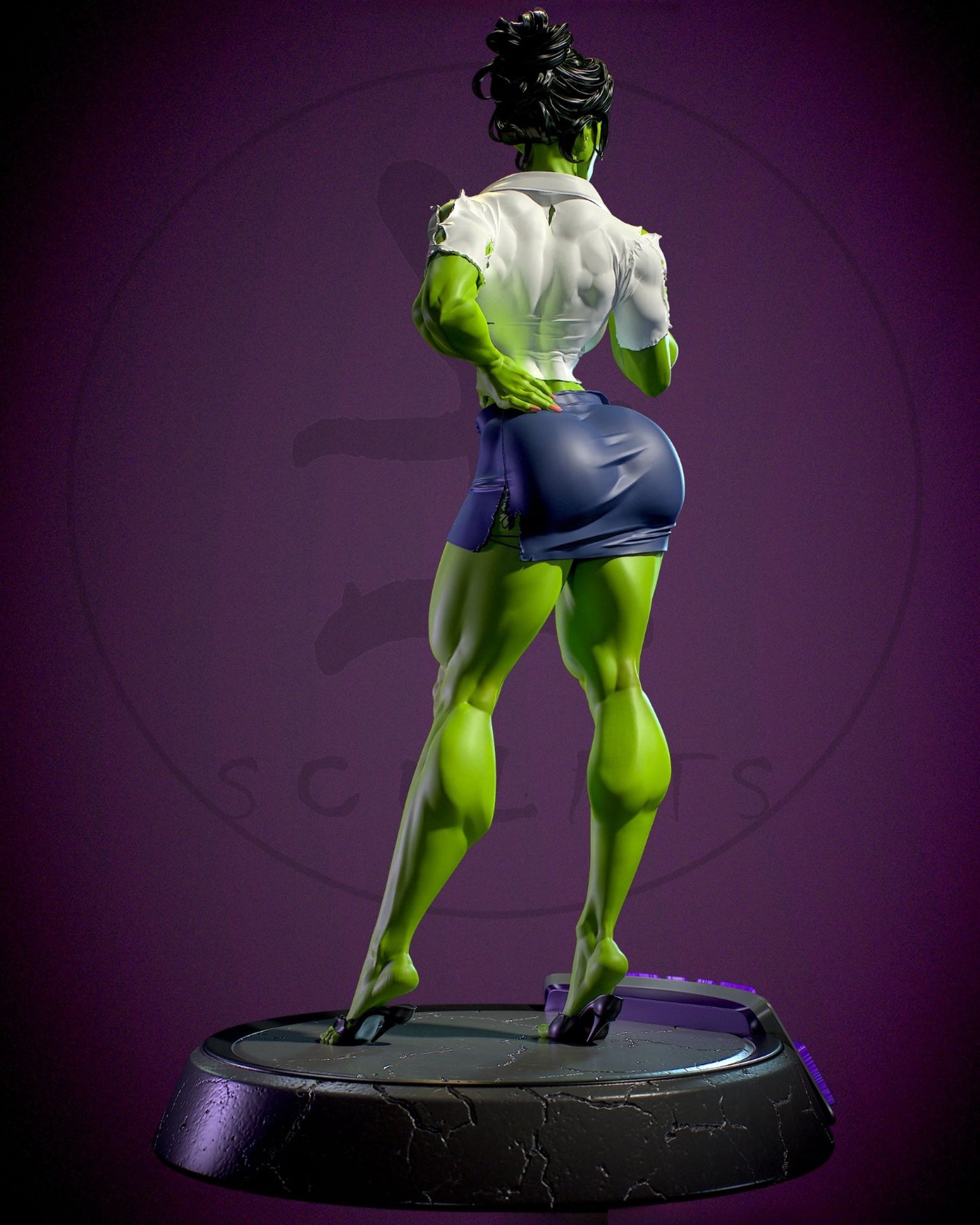 3973 She Hulk NSFW - Marvel Comics - STL 3D Print Files