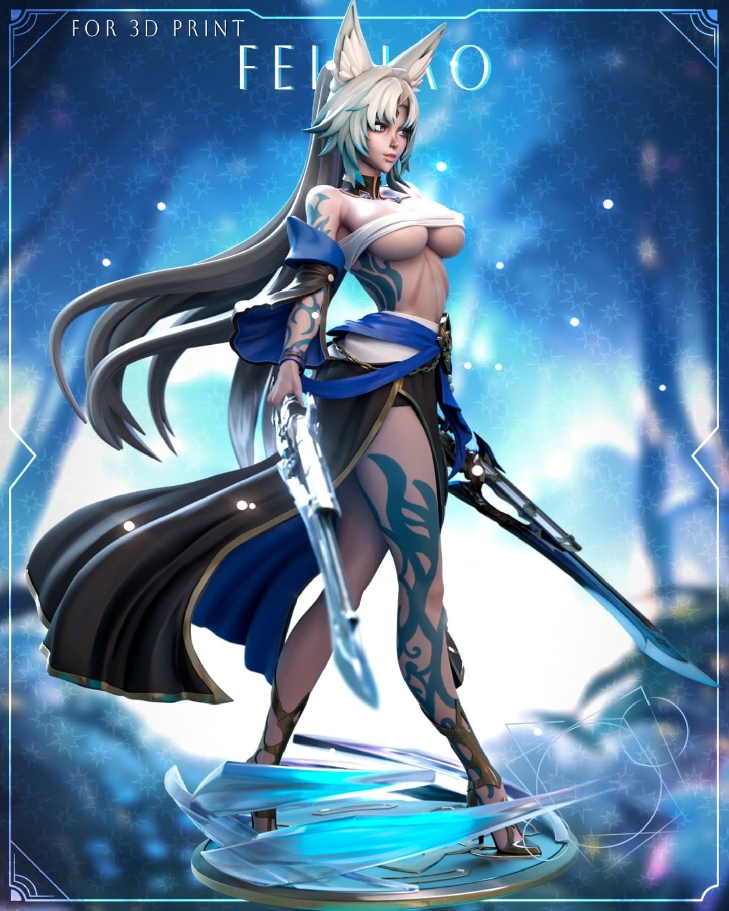 4130 Feixiao NSFW - Honkai: Star Rail - STL 3d Print Files