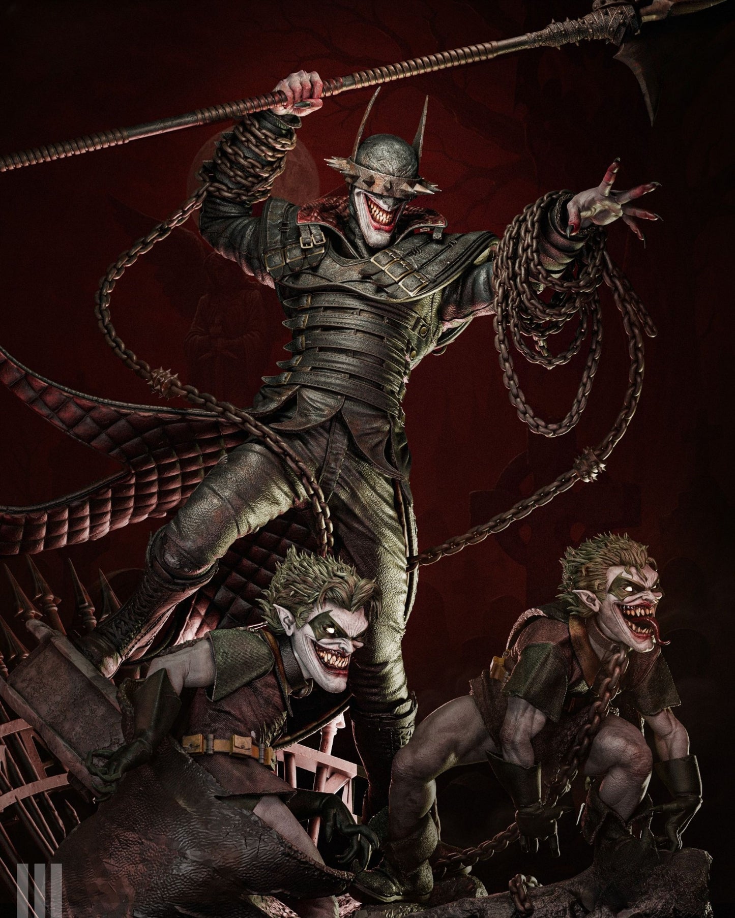 4139 Batman Who Laughs - Bruce Wayne - STL 3D Print Files