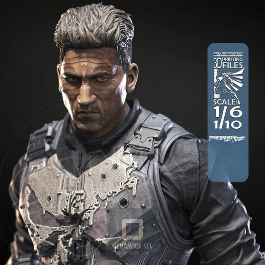 4362 Punisher - Marvel Comics - STL 3D Print Files