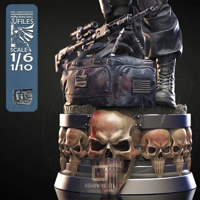 4362 Punisher - Marvel Comics - STL 3D Print Files