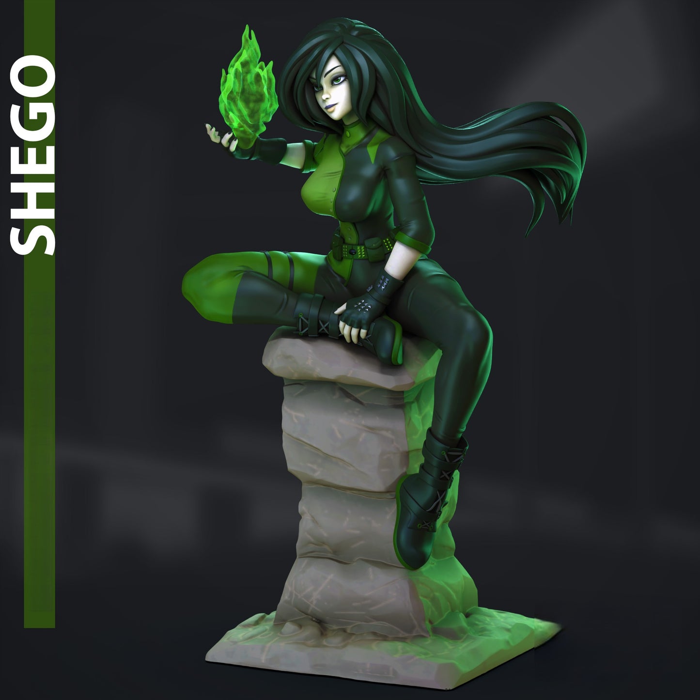 1235 Shego NSFW - Kim Possible - STL 3D Print Files