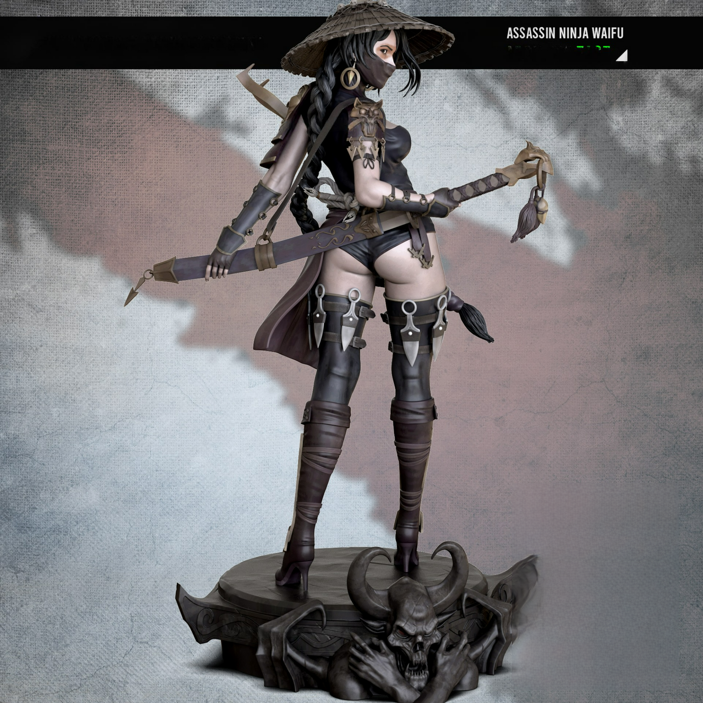 2298 Assassin Ninja NSFW - STL 3D Print Files