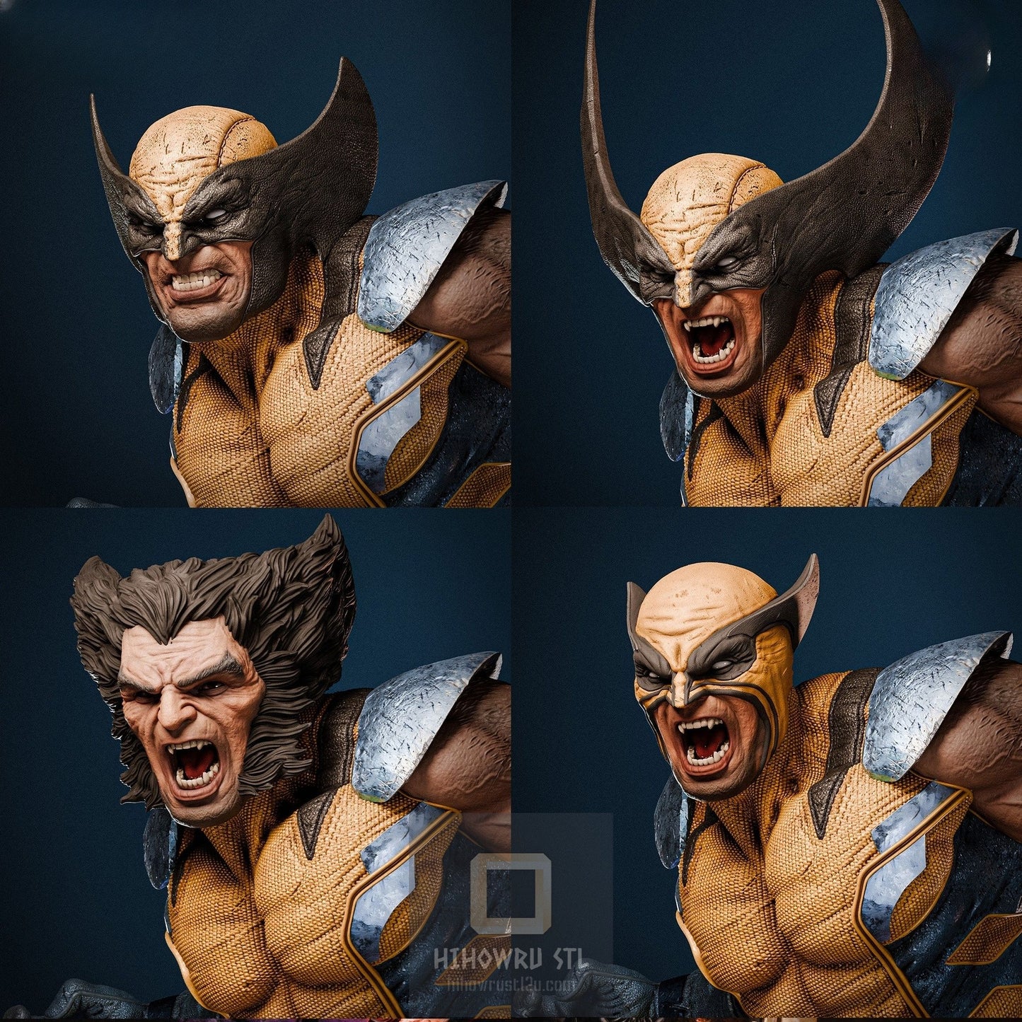 4403 WOLVERINE - X-MEN - STL 3D Print Files