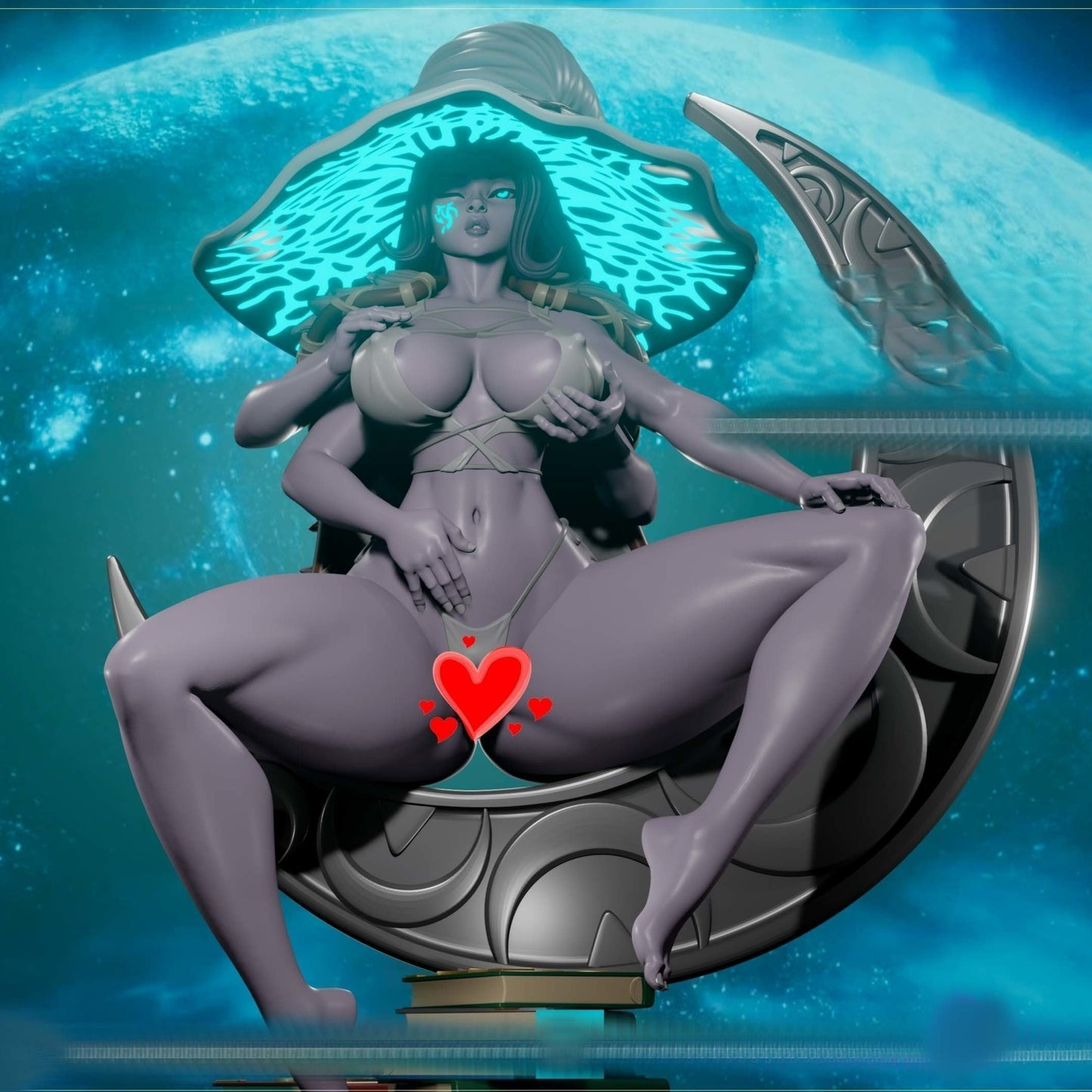 2103 Ranni the Witch NSFW - Elden Ring - STL 3D Print Files