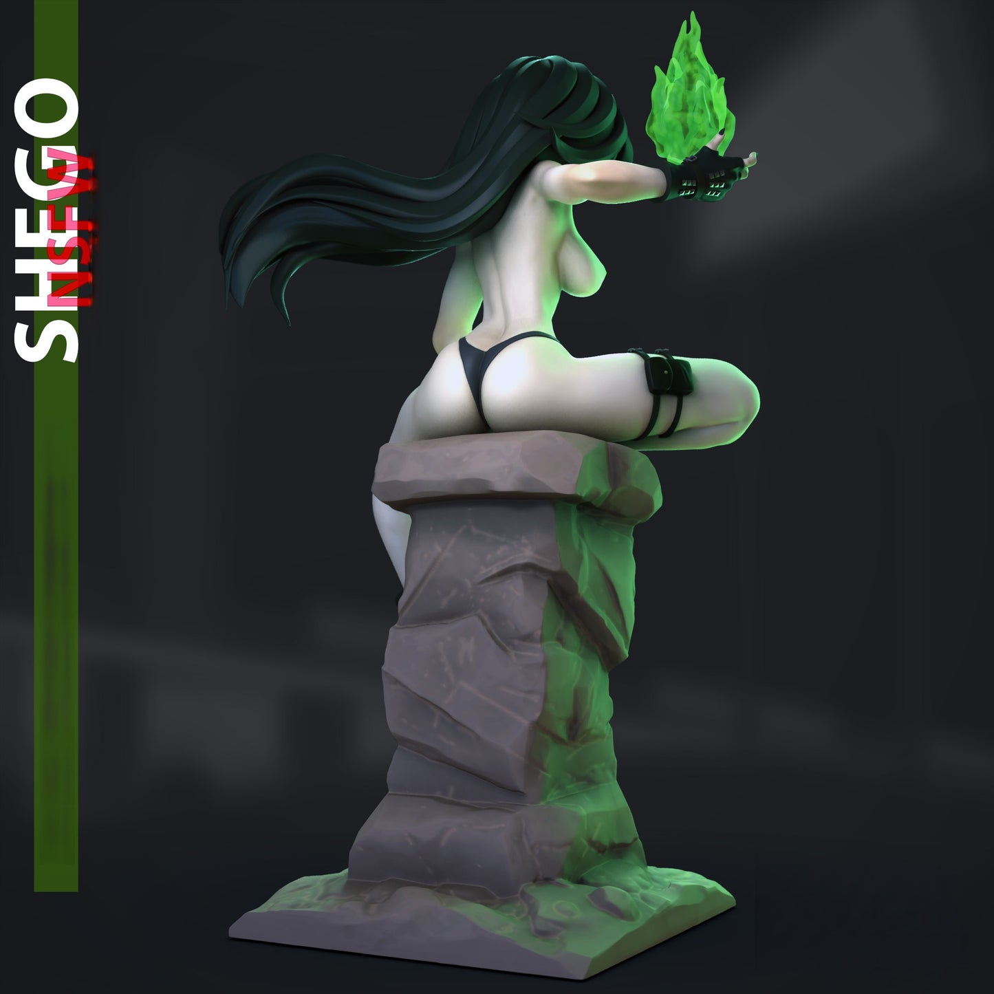 1235 Shego NSFW - Kim Possible - STL 3D Print Files