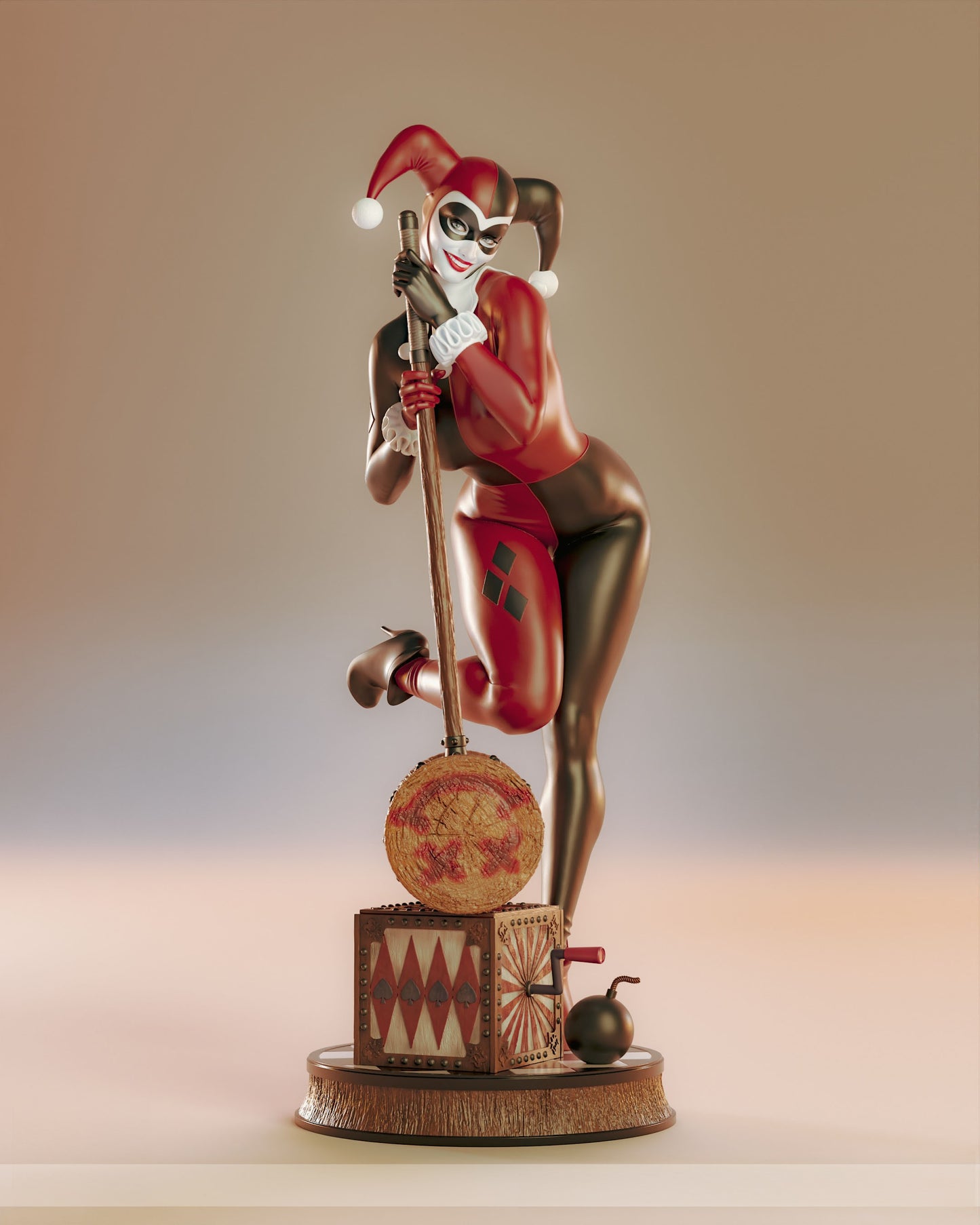 1797 Harley Quinn Classic - DC Comics - STL 3D Print Files