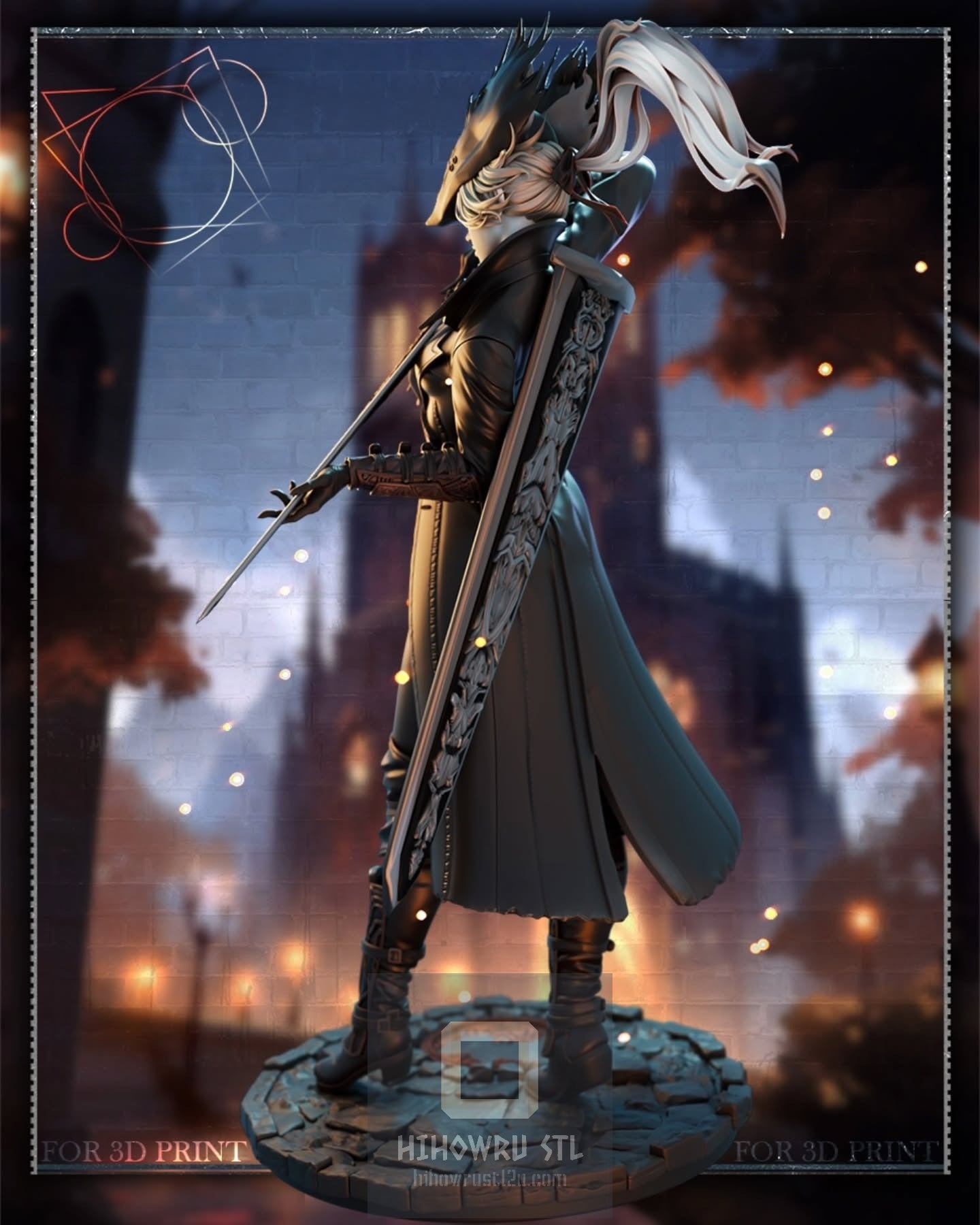 4787 Female Hunter - Bloodborne - STL 3D Print Files