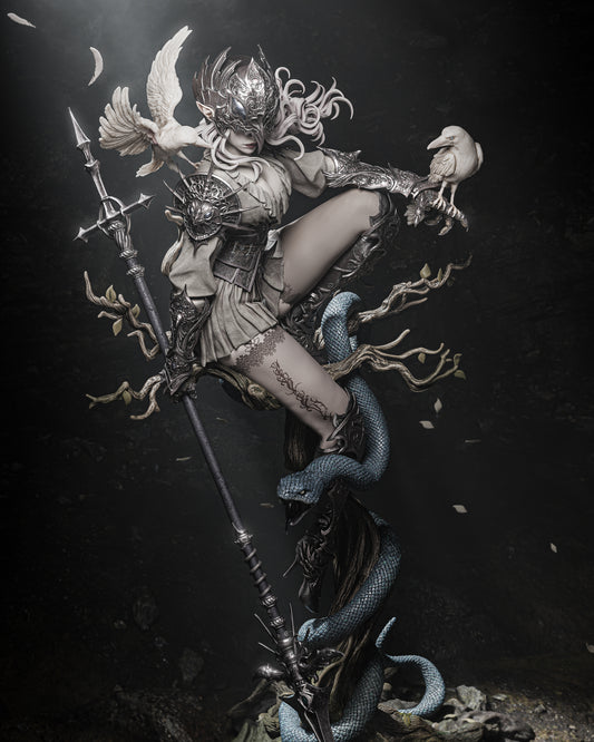 4277 CROW GIRL - STL 3D Print Files