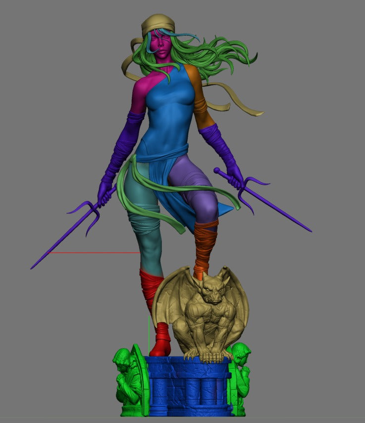 1892 Elektra - Marvel Comics - STL 3D Print Files