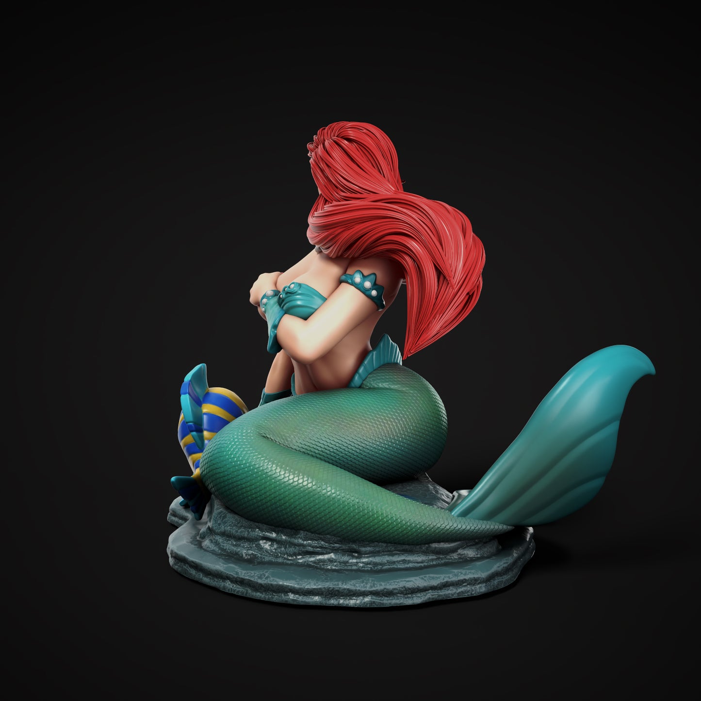 3878 Ariel - Mermaid Princess - STL 3D Print Files