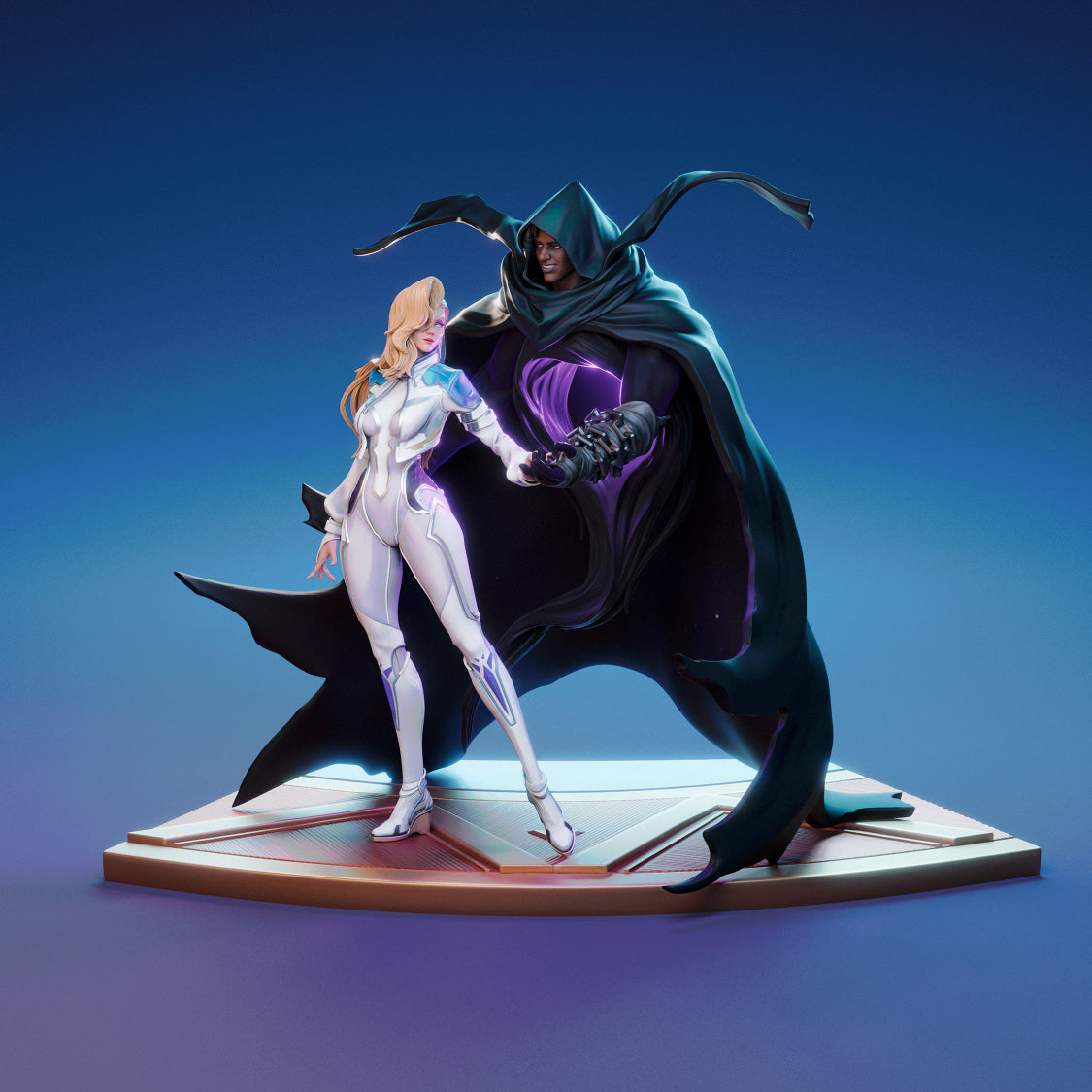 3731 Cloack and Dagger - Marvel Comics - STL 3D Print Files