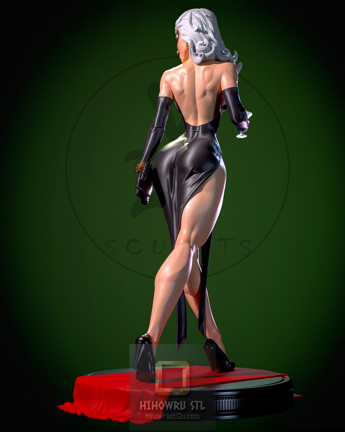 4984 Black Cat NSFW - Marvel Comics - STL 3D Print Files