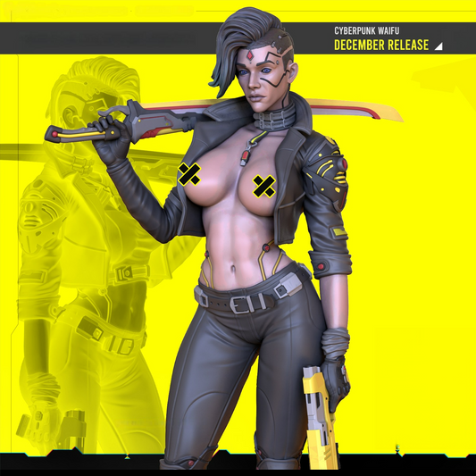 1867 Cyberpunk Waifu NSFW - STL 3D Print Files