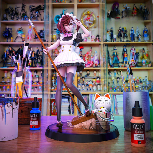 4019 Momo Ayase Maid - Dandadan - STL 3D Print Files